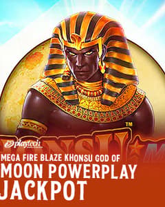 Mega Fire Blaze: Khonsu God of Moon Powerplay Jackpot